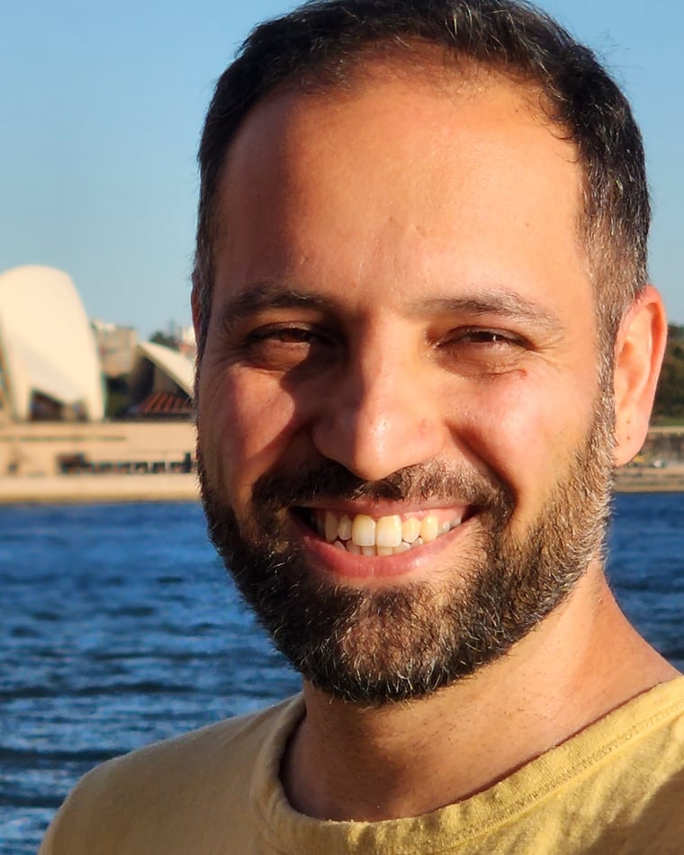 Meysam Naseri, founder of Nojiin Pty Ltd, photographed outdoors in Sydney